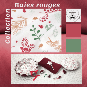 Boutique Baies rouges - Collection complète de coussins et jouets pour chat